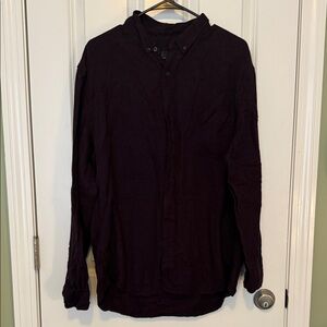 14th & Union Rich Purple Button-Up